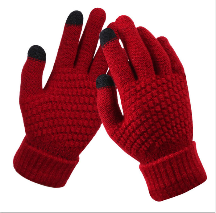 Hendrano Textured Knit Touchscreen Gloves for Everyone