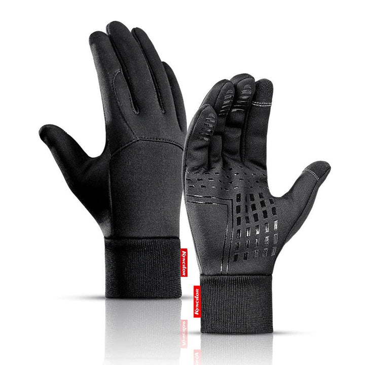 Water-Repellent Fleece-Lined Winter Gloves with Touchscreen