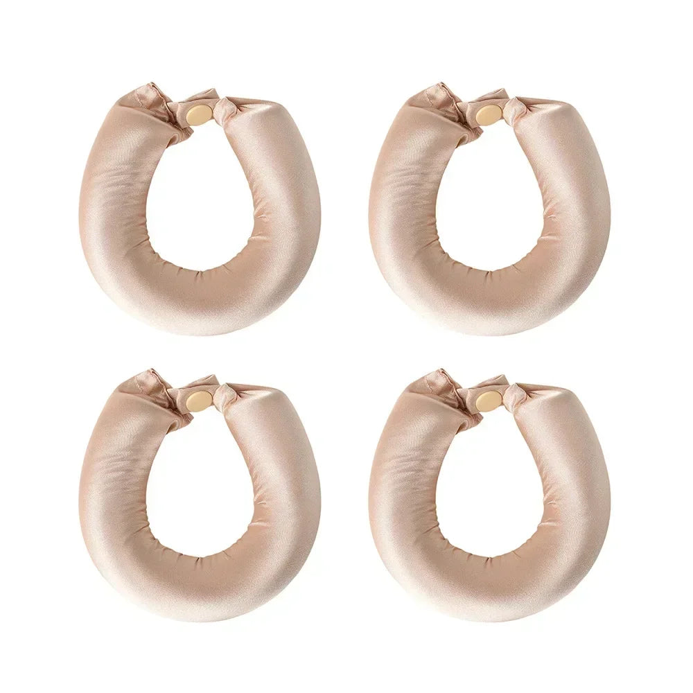Satin Heatless Curling Headband for Soft Overnight Curls