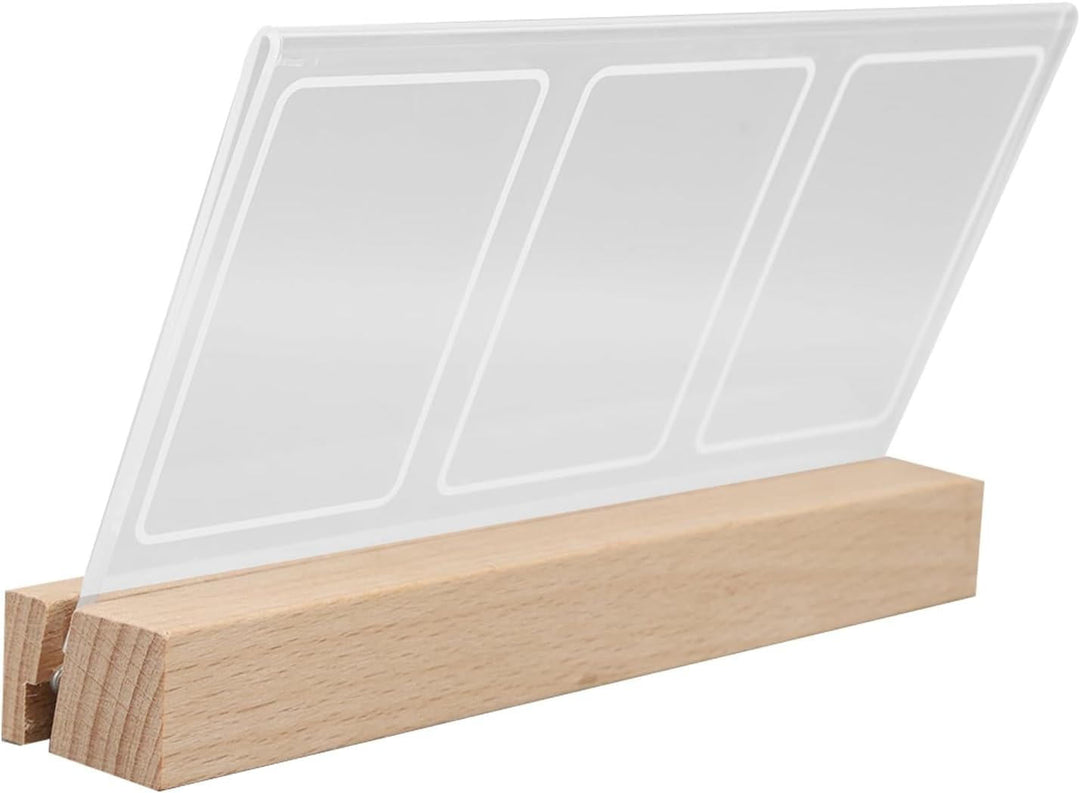 Light-Up Photo Frame with Three Slots for Photos and Tickets