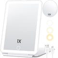 Hendrano™ Rechargeable Lighted Travel Makeup Mirror with 10X Magnification