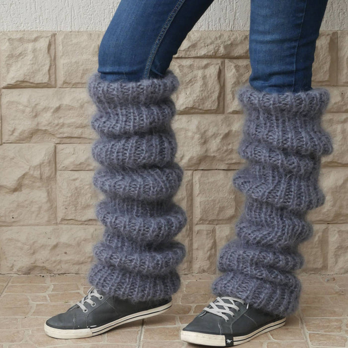 Hendrano Chunky Slouchy Knit Leg Warmers, Extra Long