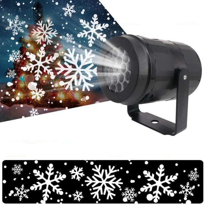 Hendrano™ Christmas Snowflake Projector with 16 Festive Patterns