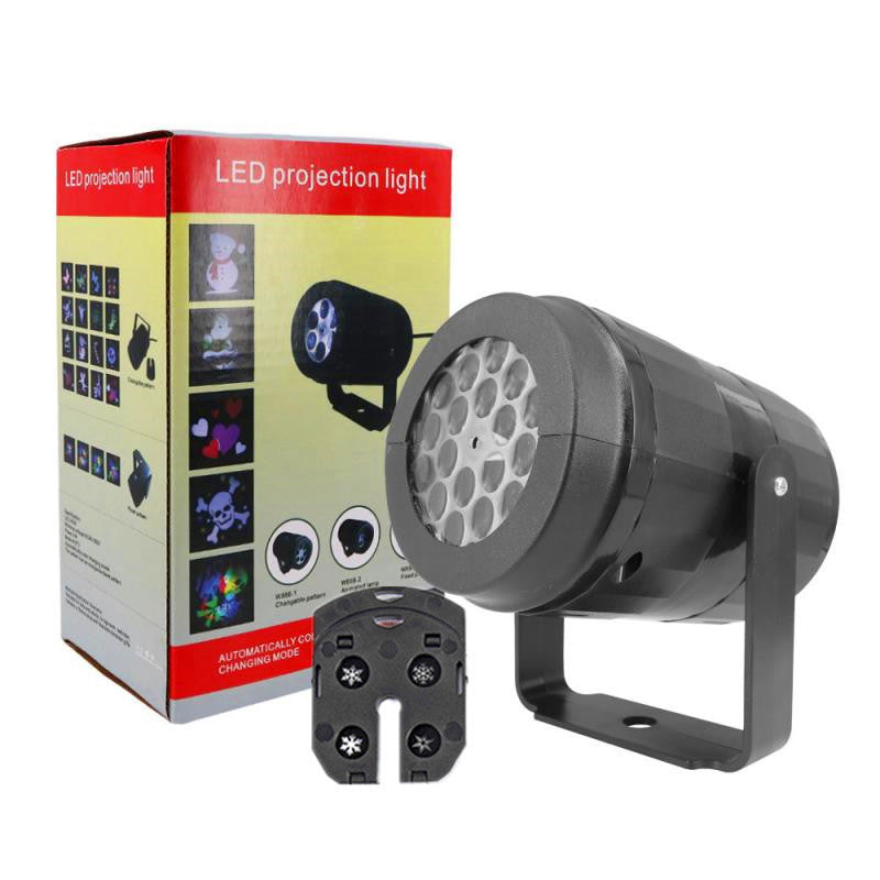 Hendrano™ Christmas Snowflake Projector with 16 Festive Patterns