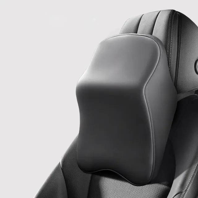 Memory Foam Car Lumbar Pillow with Adjustable Height Support