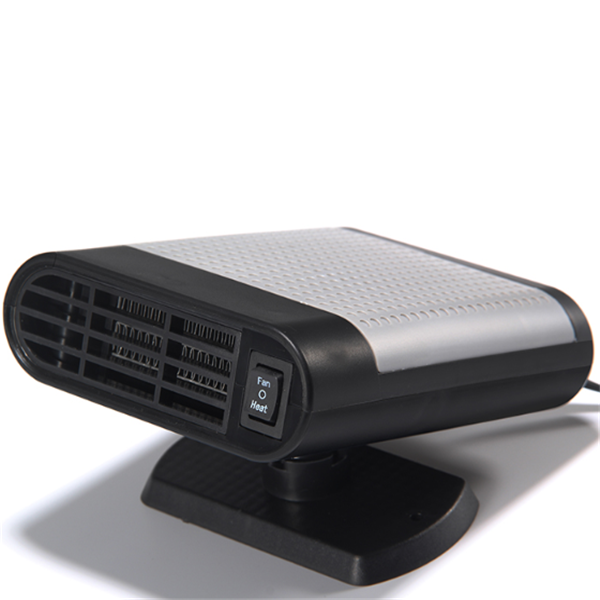 Car heater defroster fan on dashboard