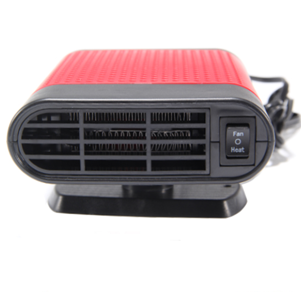Car heater defroster fan on dashboard