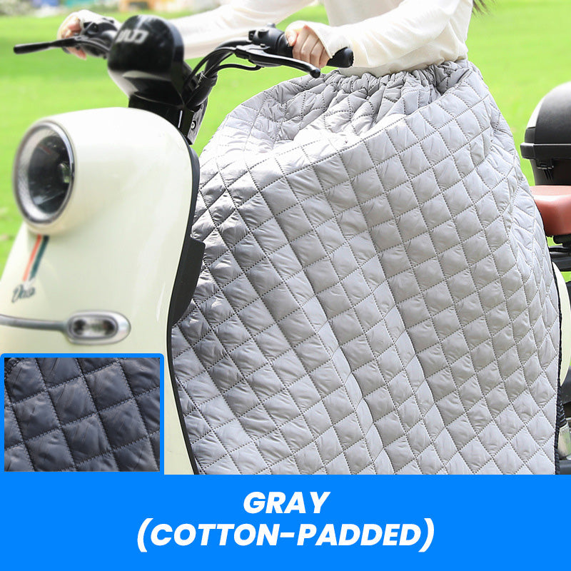 Insulated Bike Lap Cover That Keeps Wind and Rain Out