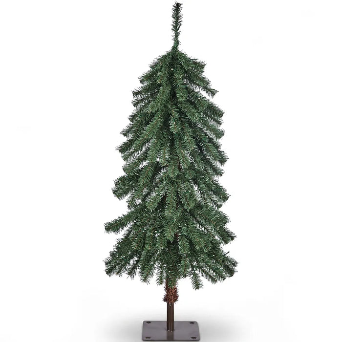 Hendrano 4 ft Pre Lit Cedar Christmas Tree, Battery Operated