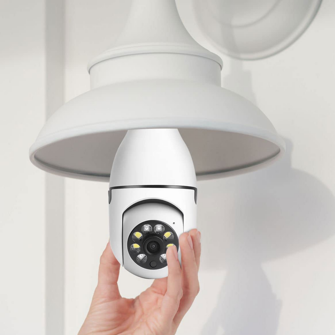 Hendrano™ WiFi Light Bulb Security Camera with Night Vision