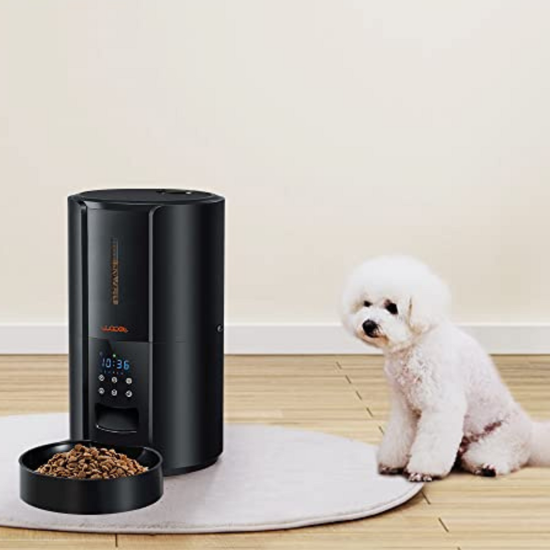 Large Automatic Pet Feeder with Timer and Voice Recorder