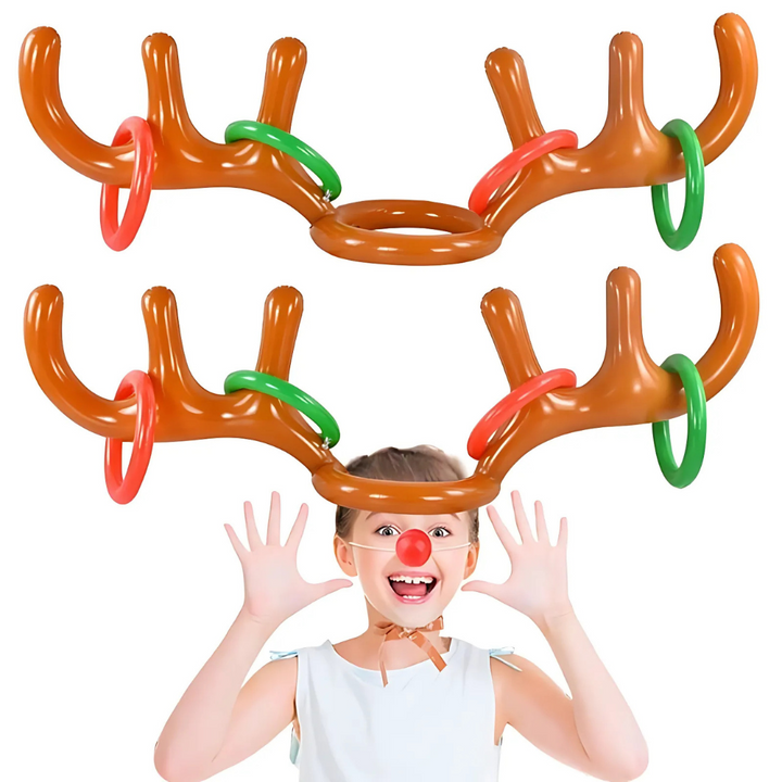Hendrano™ Reindeer Antler Ring Toss Game for Holiday Parties