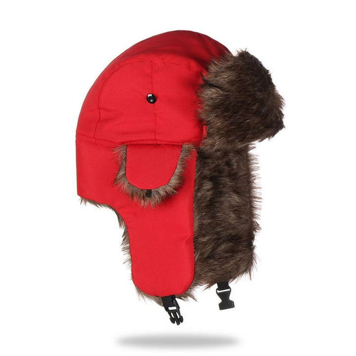 Hendrano™ Faux Fur Aviator Hat with Earflaps for Bitter Cold Days