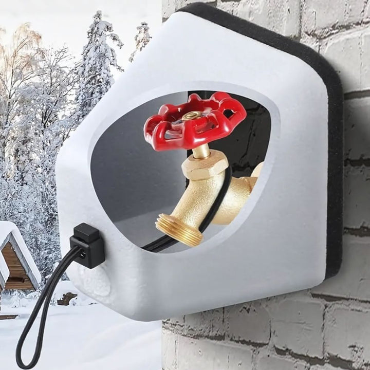 Insulated Outdoor Faucet Cover – Winter Freeze Protection
