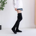 Hendrano™ Hand-Knitted Long Knee Socks in Soft Ribbed Knit