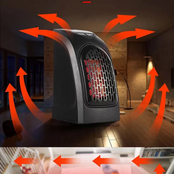Hendrano™ Plug-In Ceramic Space Heater with Adjustable Thermostat