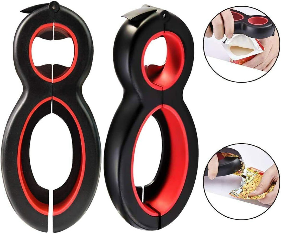 Hendrano™ 6-in-1 Multi Opener for Jars, Bottles, Cans and Pull Tabs