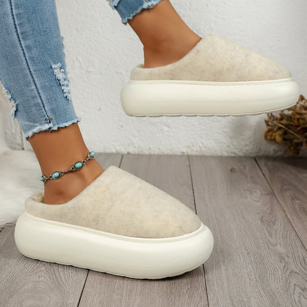Hendrano™ Plush Winter House Slippers for Women with Non-Slip Sole