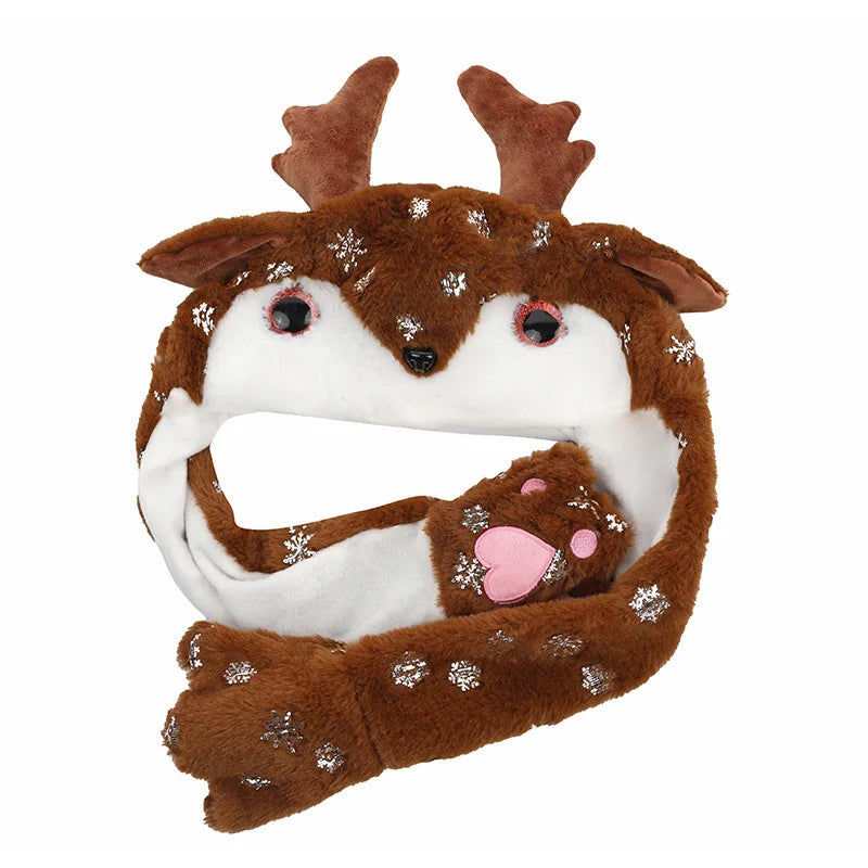 Hendrano™ Soft Plush Santa Hat with Fluffy Trim and Warm Inner Lining