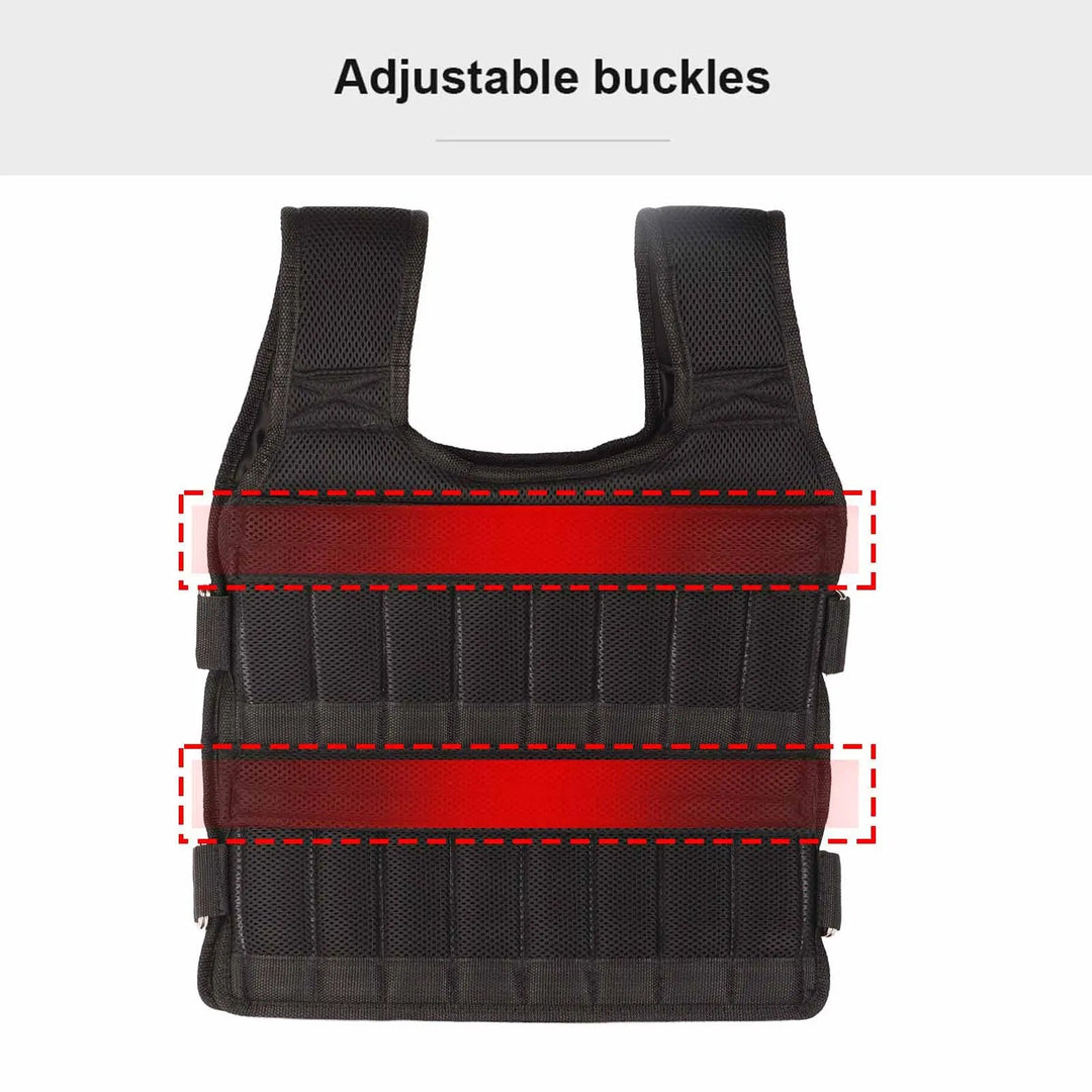 Hendrano™ Adjustable Weighted Vest with 32 Pockets for Workouts