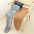 Hendrano™ Long Coral Fleece Lounge Socks with Fold-Back Foot Opening