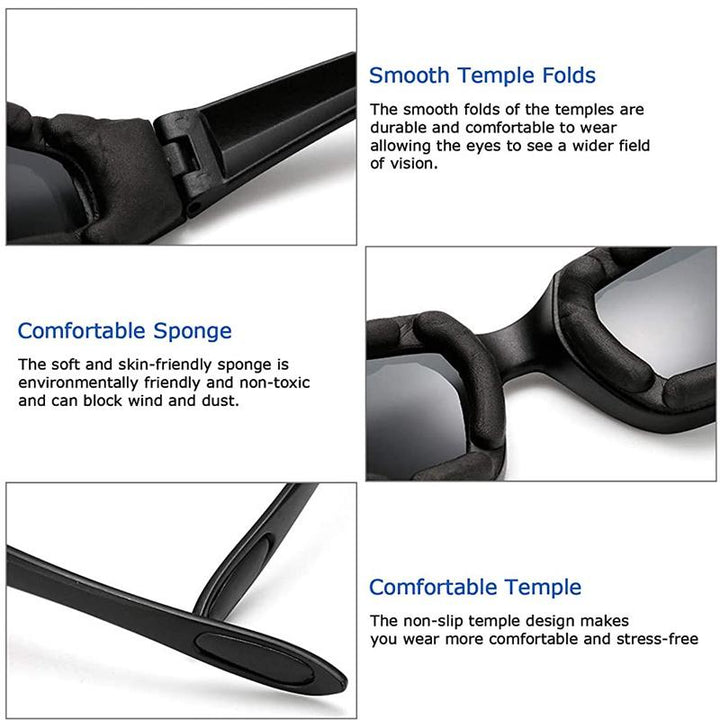 Outdoor Ski Goggles with Mirrored UV400 Anti-Fog Lens