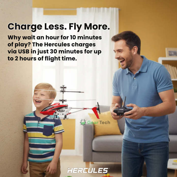 Remote Control Helicopter with LED Lights and Gyro Stabilizer