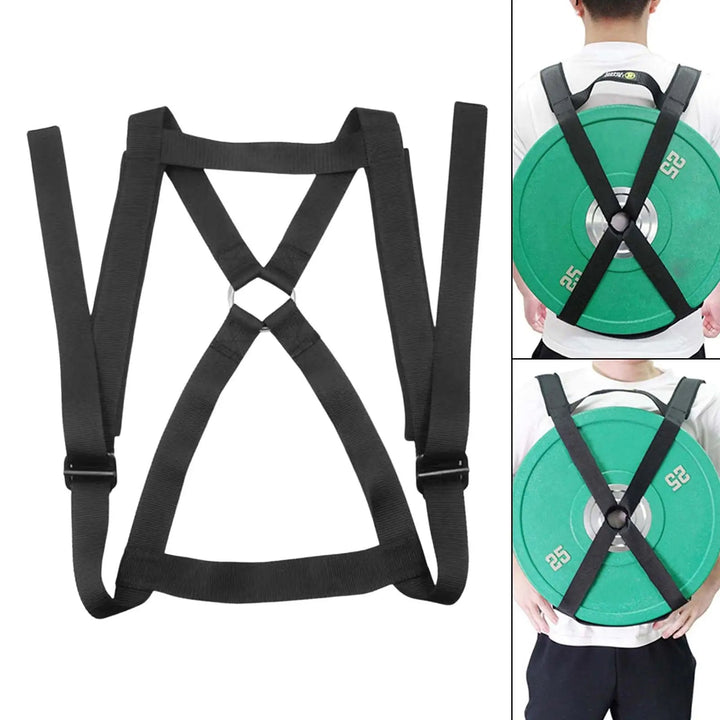 Hendrano™ Adjustable Weighted Vest for Barbell Plates with Padded Back