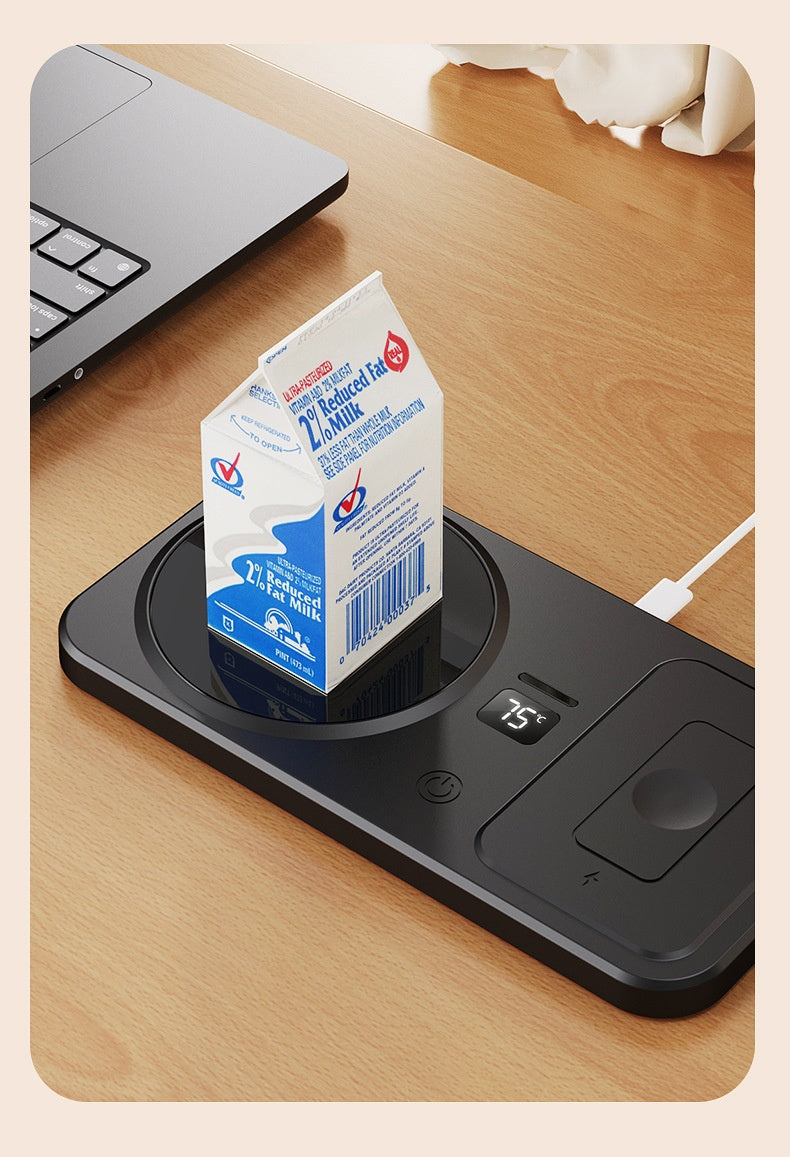Mug warmer with wireless phone charger