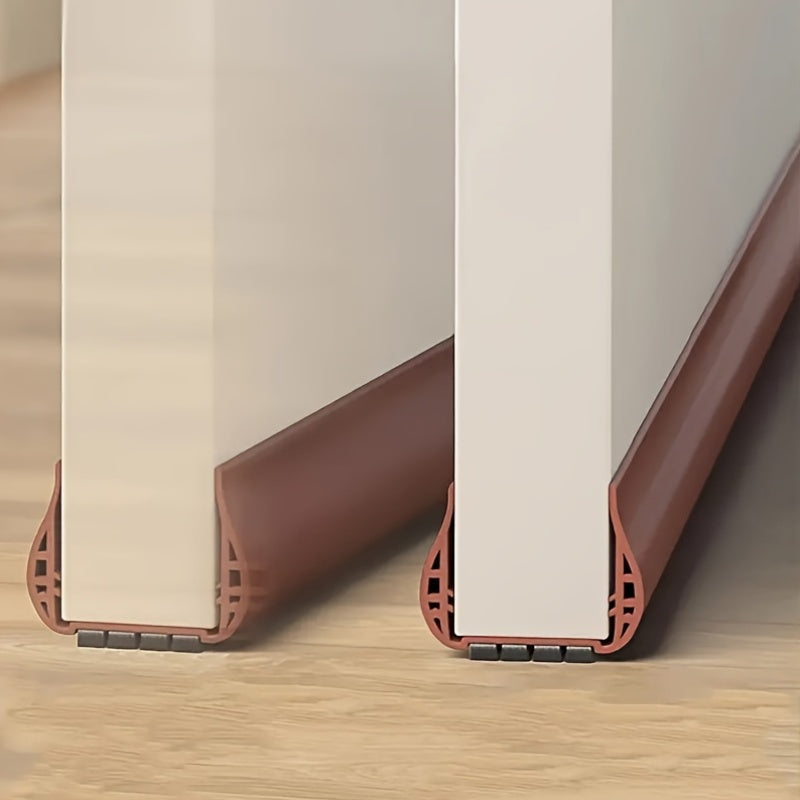 Adjustable Under-Door Draft Stopper with Soft Foam Core