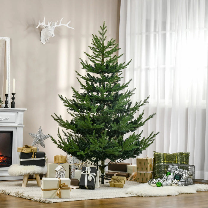 Hendrano Nordic Pine Artificial Christmas Tree 6 ft, Hinged Branches