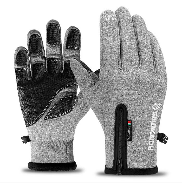 Hendrano™ Zip-Cuff Fleece Thermal Gloves with Touchscreen Fingers