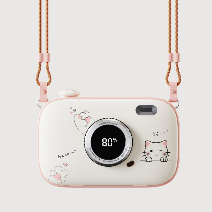 Hendrano Camera Hand Warmer and 10000mAh Power Bank with Lanyard