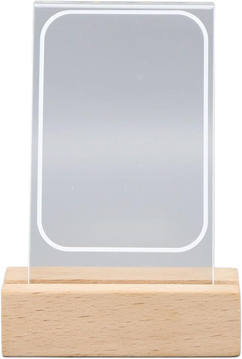 Light-Up Photo Frame with Three Slots for Photos and Tickets