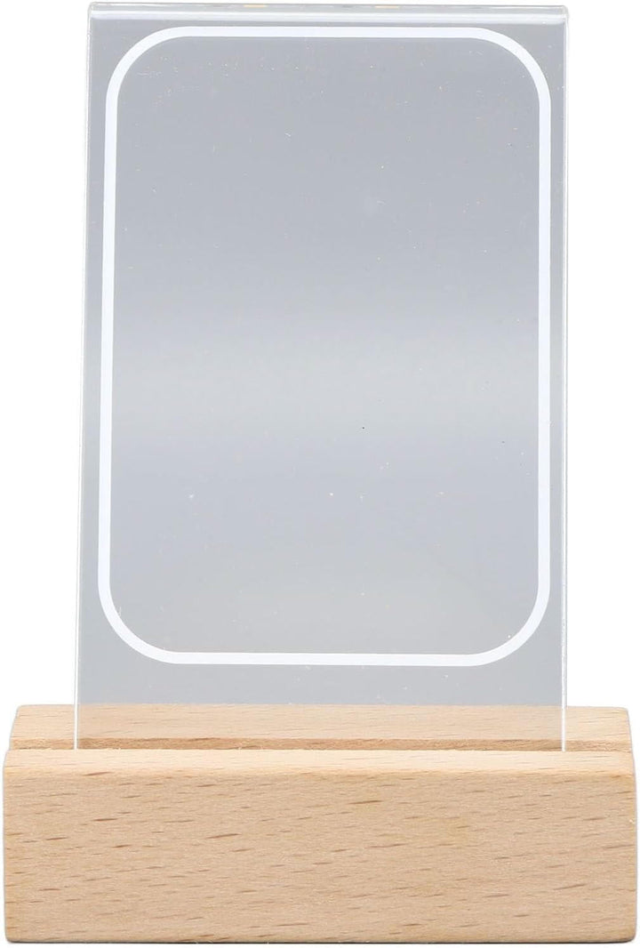 Light-Up Photo Frame with Three Slots for Photos and Tickets