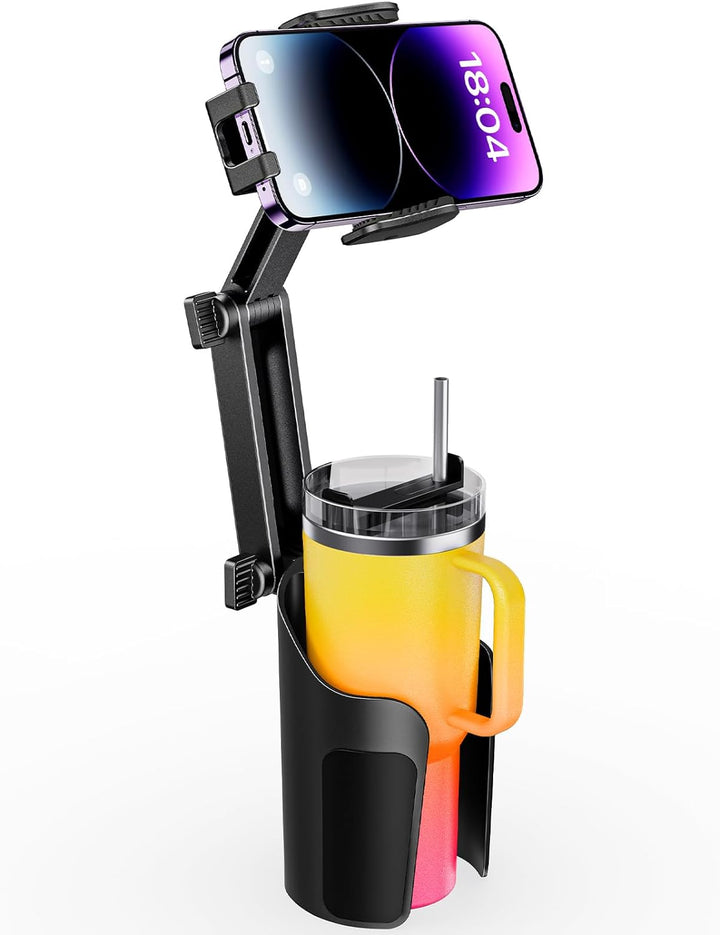 Cup Holder Phone Mount for Car with Adjustable Height
