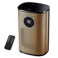 Gold ceramic tower heater with digital display