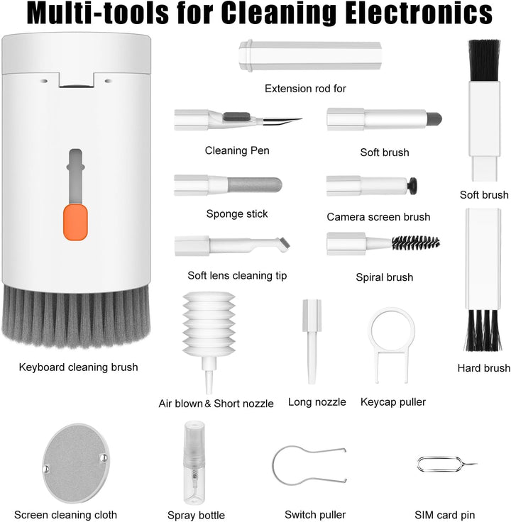 20-in-1 Cleaning Kit for Keyboards, Earbuds and Screens
