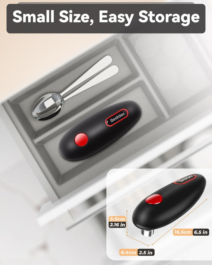 Electric Automatic Can Opener with One-Touch Hands-Free Use