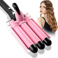 Hendrano™ 3 Barrel Curling Iron Hair Waver with LCD and Ceramic Coating