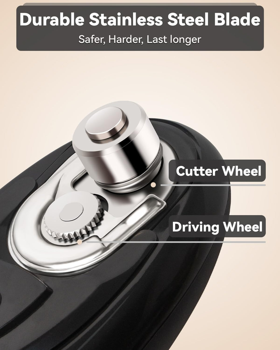 Electric Automatic Can Opener with One-Touch Hands-Free Use