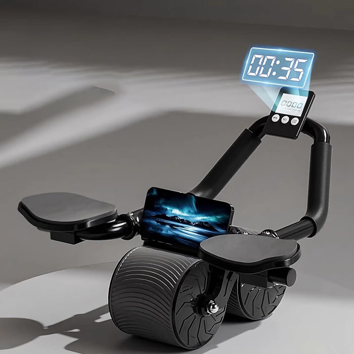 Hendrano™ Ab Roller Wheel with Elbow Support and Auto Rebound