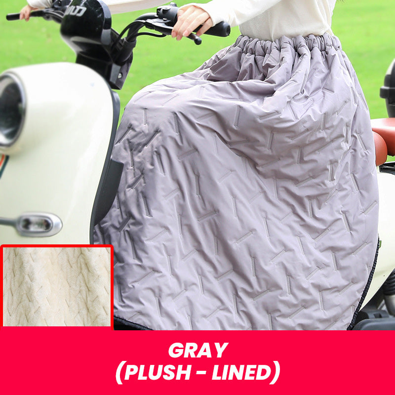 Insulated Bike Lap Cover That Keeps Wind and Rain Out