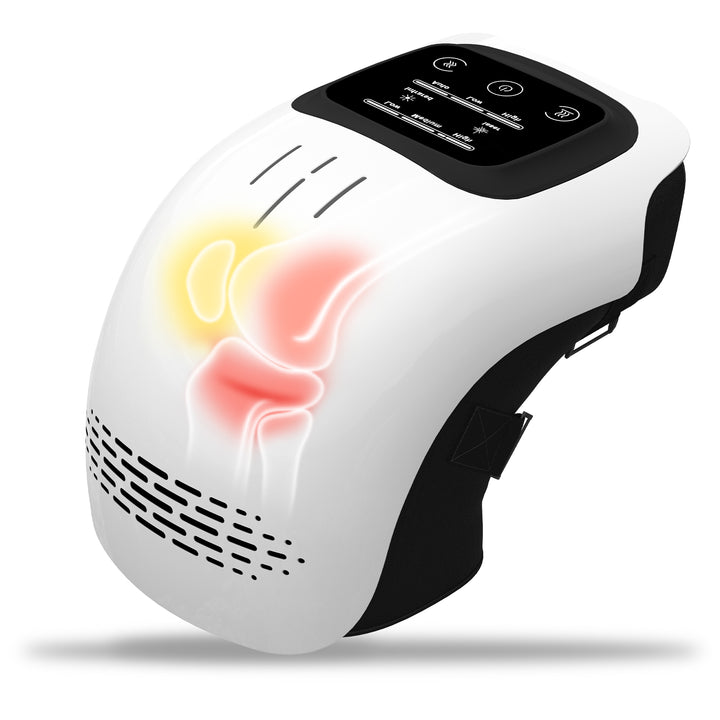 Rechargeable Heated Knee Massager with Kneading and Vibration