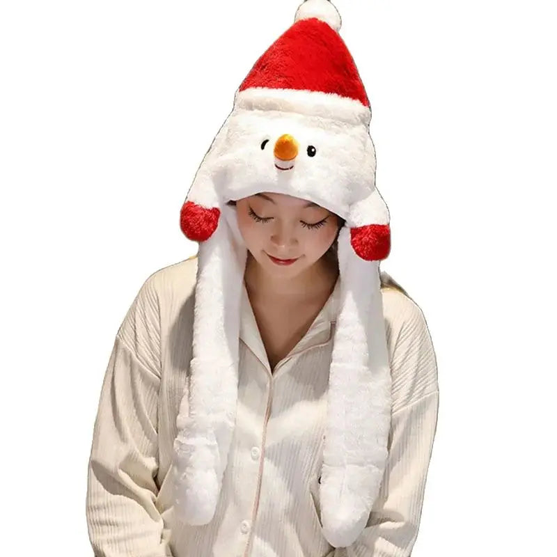 Hendrano™ Soft Plush Santa Hat with Fluffy Trim and Warm Inner Lining