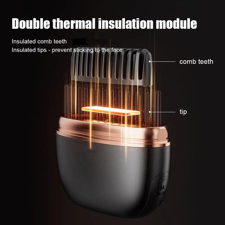 Hendrano™ Cordless 2-in-1 Ceramic Straightening Comb for Travel