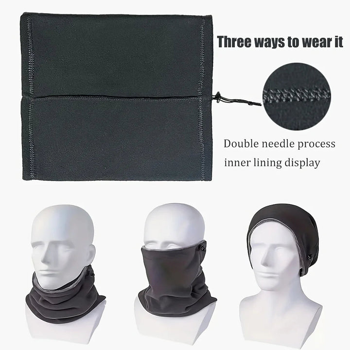 Hendrano™ Fleece Balaclava Face Mask and Neck Gaiter with Buckle