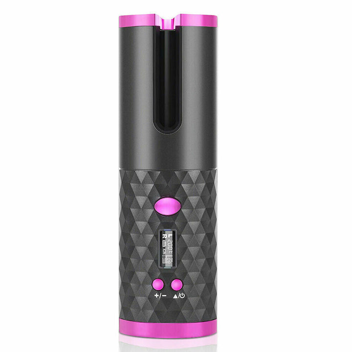 Hendrano™ Cordless Automatic Hair Curler with Ceramic Chamber and Timer