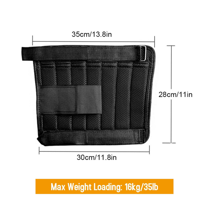 Hendrano™ Adjustable Ankle Weights in Breathable Mesh, Up to 35 lb Load