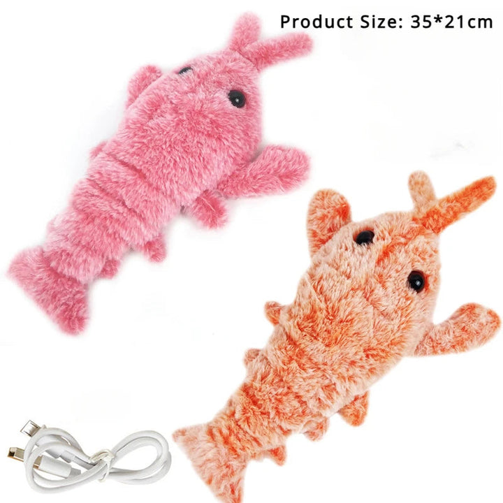 Hendrano™ Flopping Shrimp Pet Toy with Touch-Activated Motion